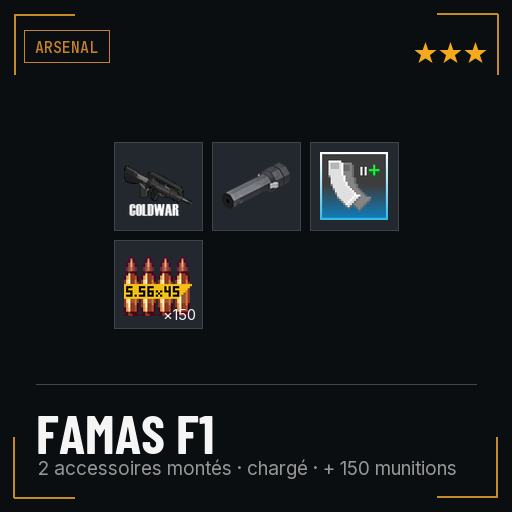 FAMAS F1 équipé