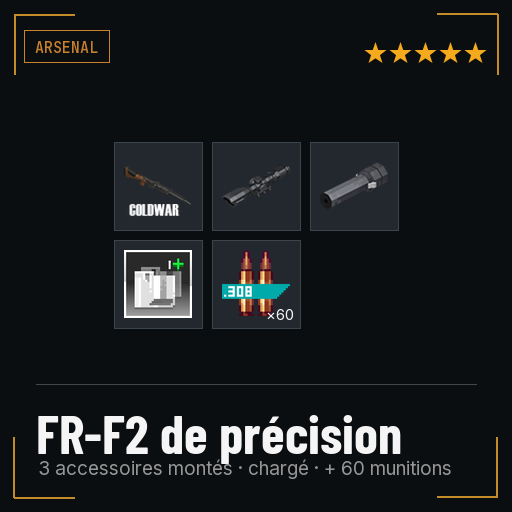 FR-F2 de précision équipé