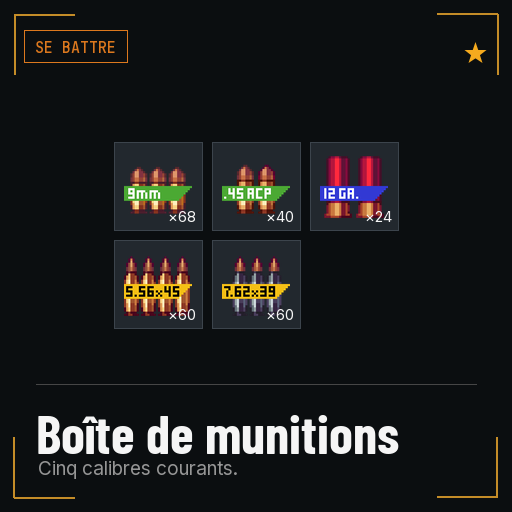 Boîte de munitions