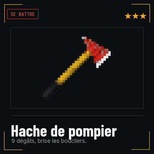 Hache de pompier