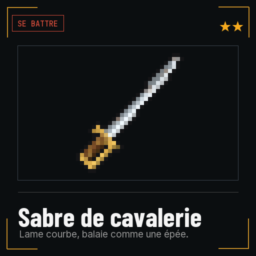 Sabre de cavalerie