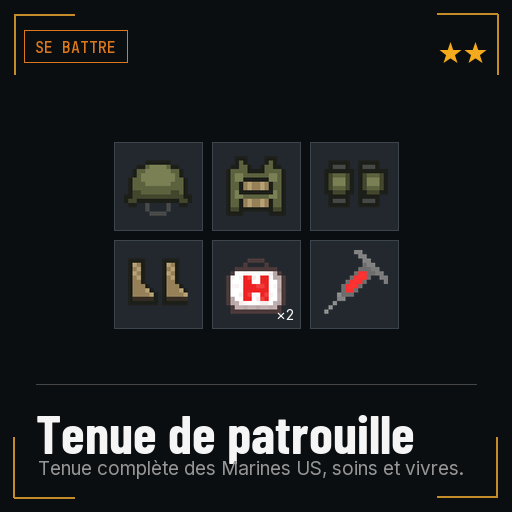 Tenue de patrouille